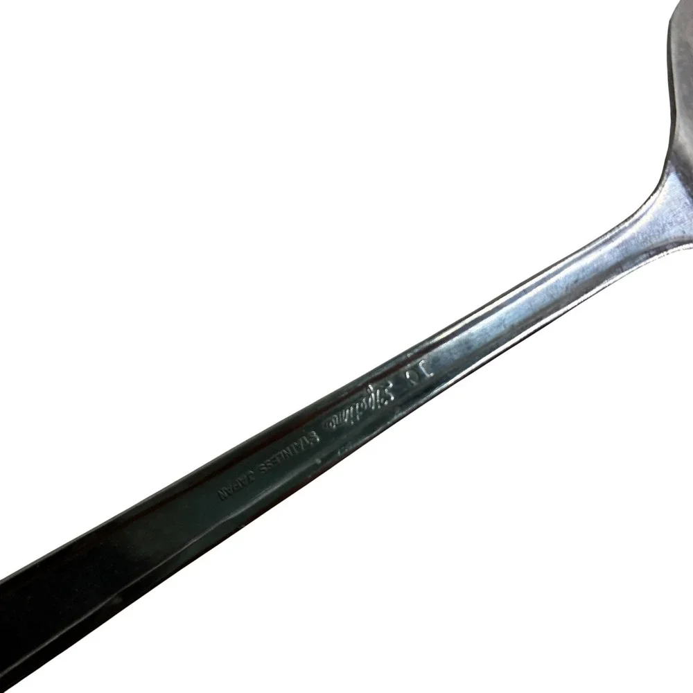Vintage Lifetime Stainless Japan Pie Cake Server‎ Floral Cutout Geometric 8.5